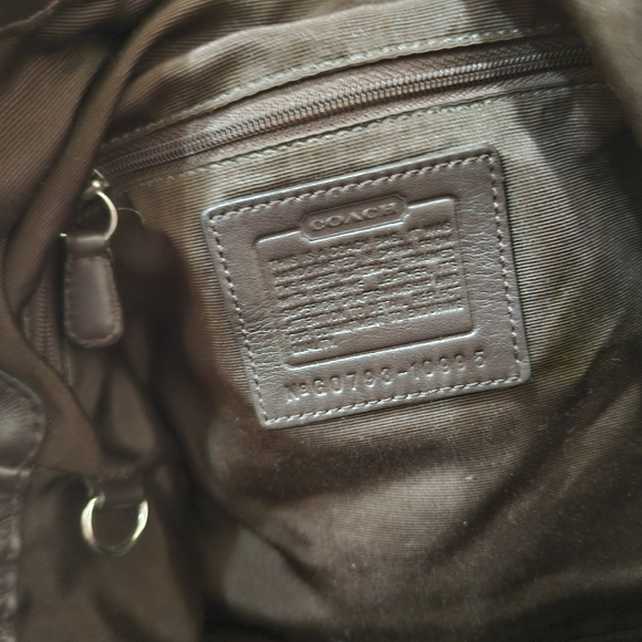 Coach Chelsea Signature Satchel Sateen Shoukdee Bag - Picture 7 of 10